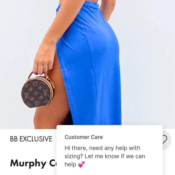 Beginning boutique mid skirt and bandeau top set size bottoms size 6 top size 4 - Picture 6 of 6